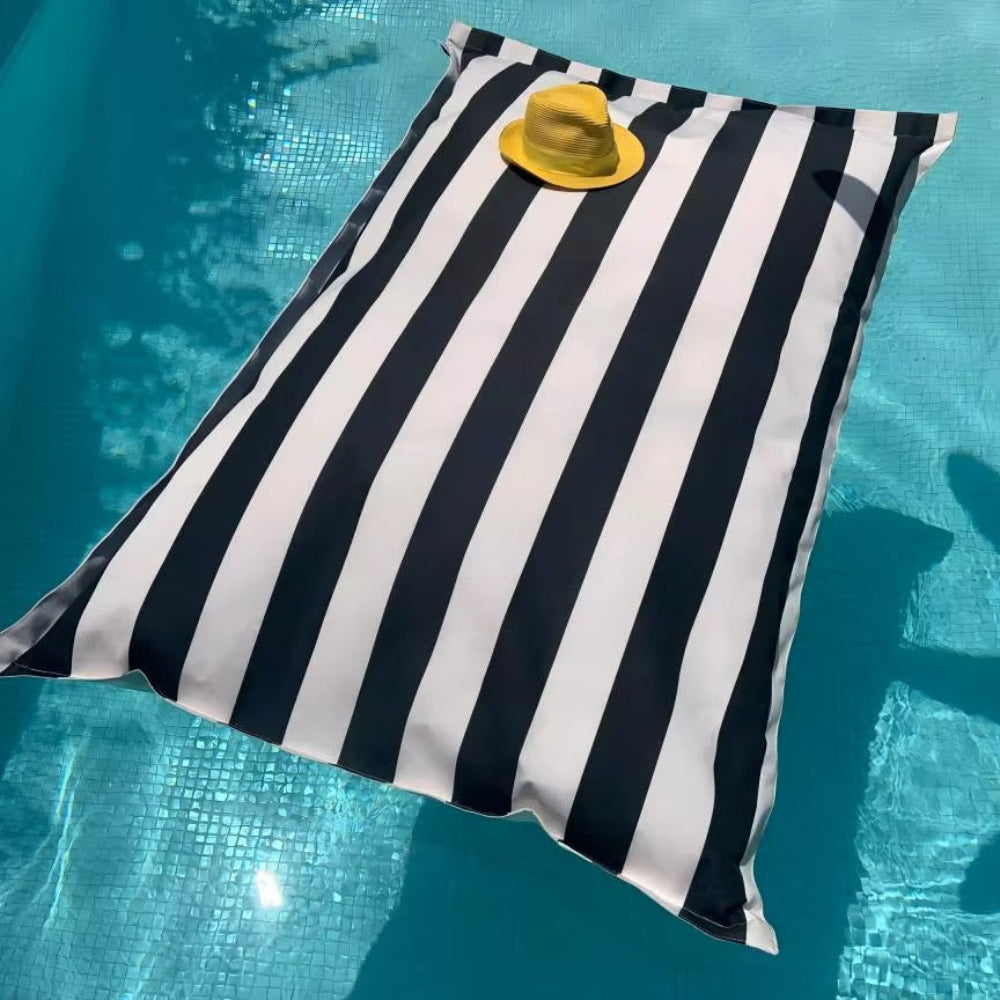 Floating bean bag lounger