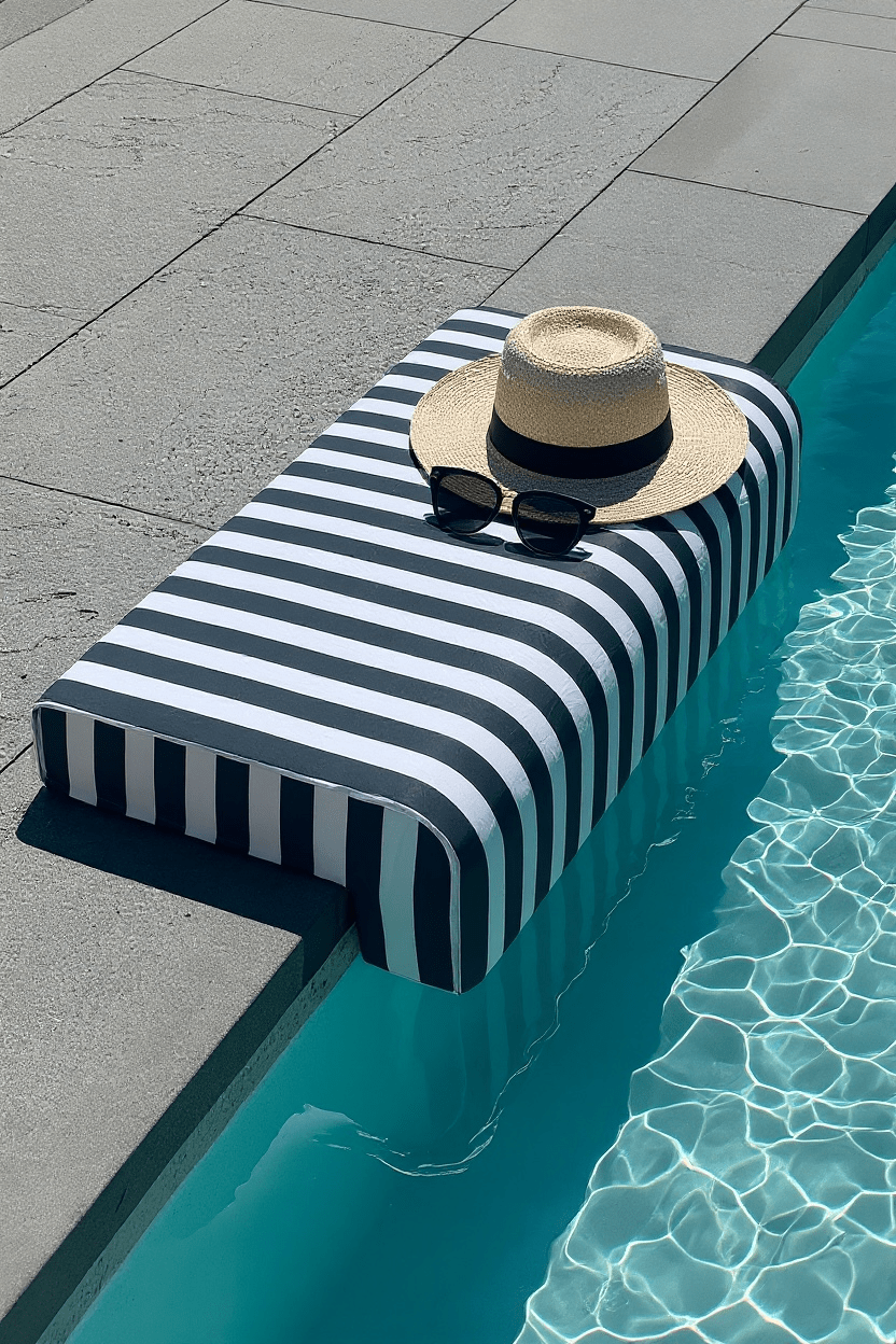 Poolside Perch - Luxe Cushion (1000mm x 550mm) - The Cove Collective
