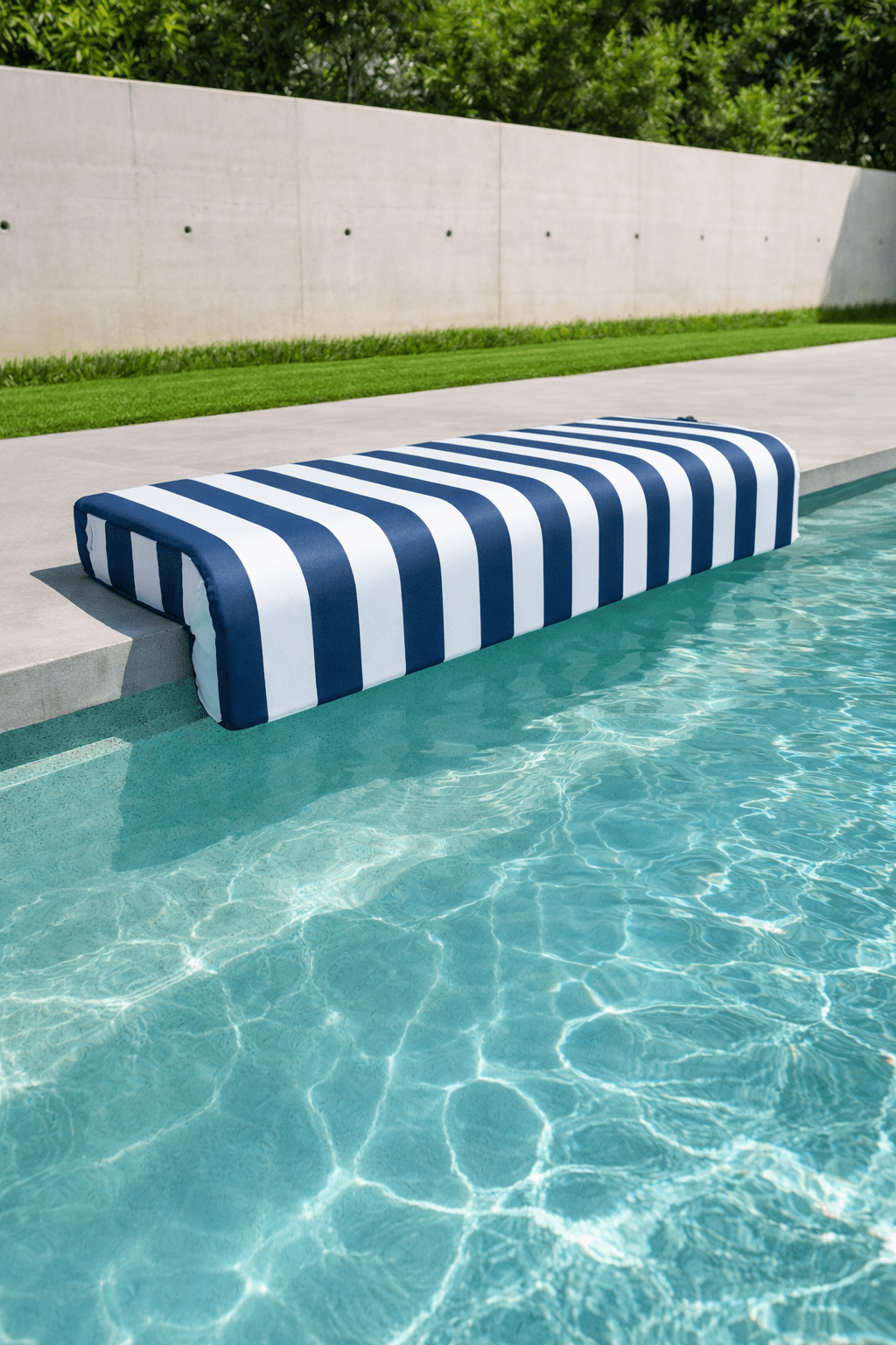 Poolside Perch - Luxe Cushion Blueberry (1000mm x 550mm) - The Cove Collective