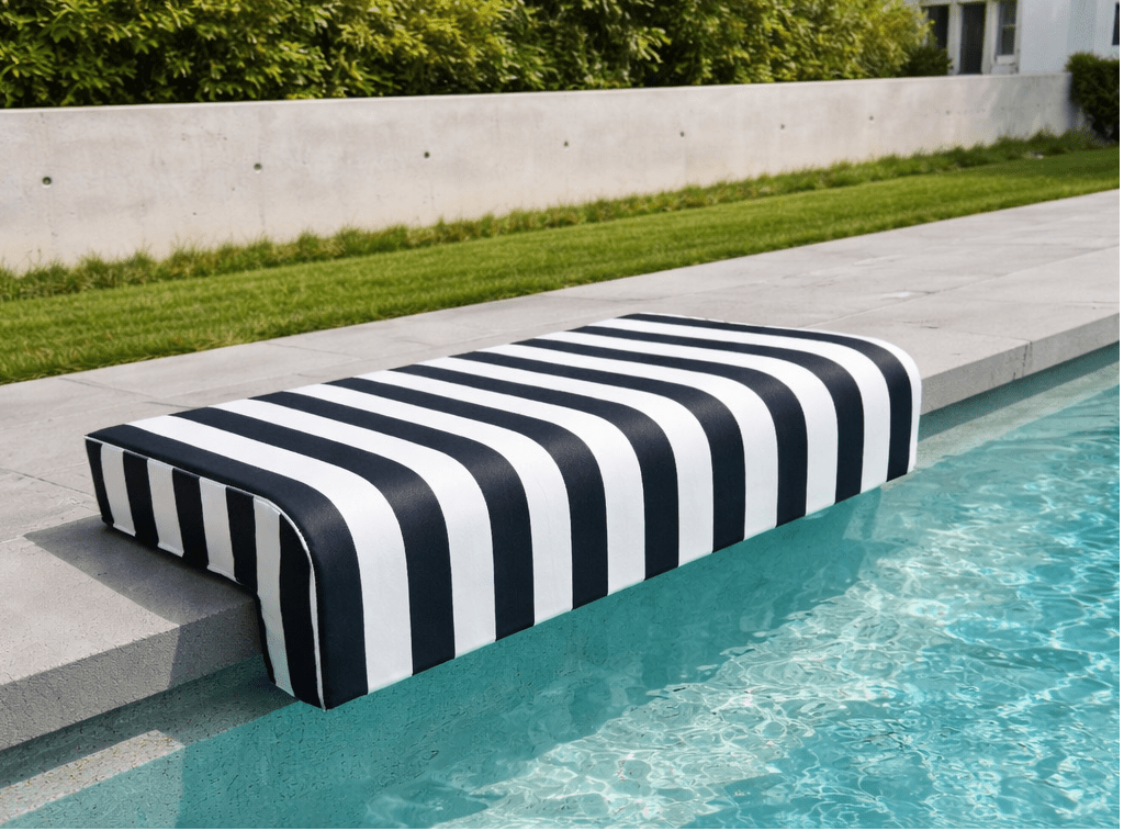 Poolside Perch - Luxe Cushion Emerald Green (600mm x 550mm) - The Cove Collective