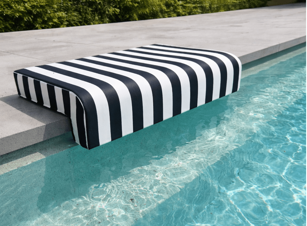 Poolside Perch - Luxe Cushion Emerald Green (600mm x 550mm) - The Cove Collective